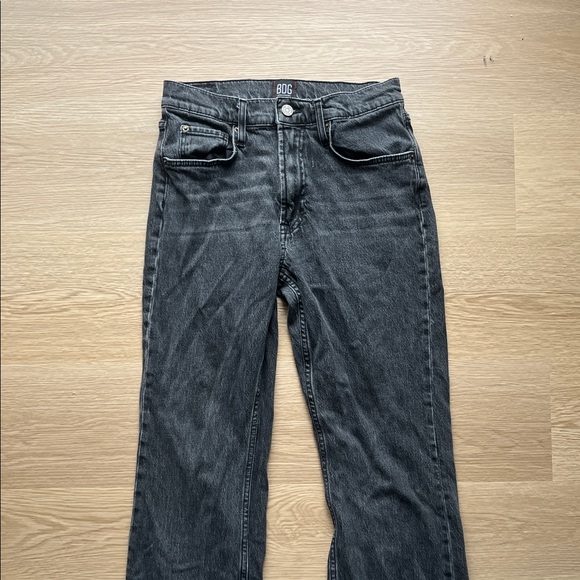 BDG Dark Gray Flare Women's Jeans - Picture 3 of 4